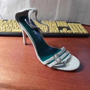 Reitoye Women Stiletto Heel Sandals Ankle Strap Open Toe Light Green Size 9 New